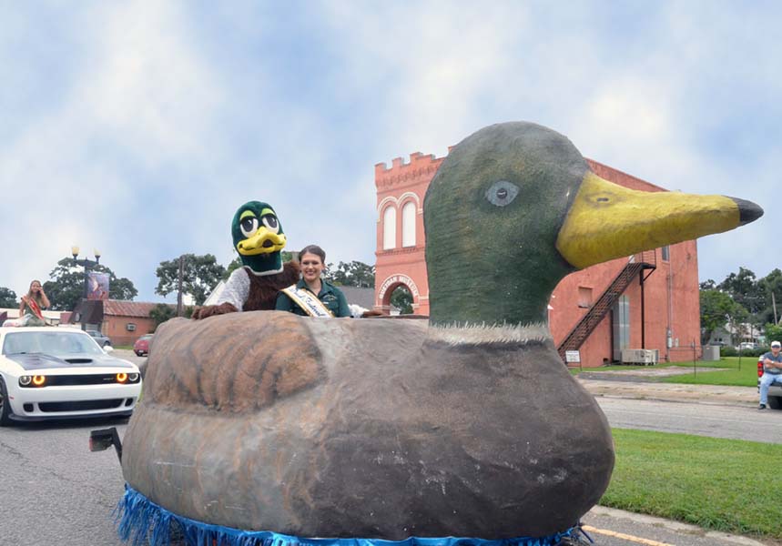 duck parade, Vermilion Parish